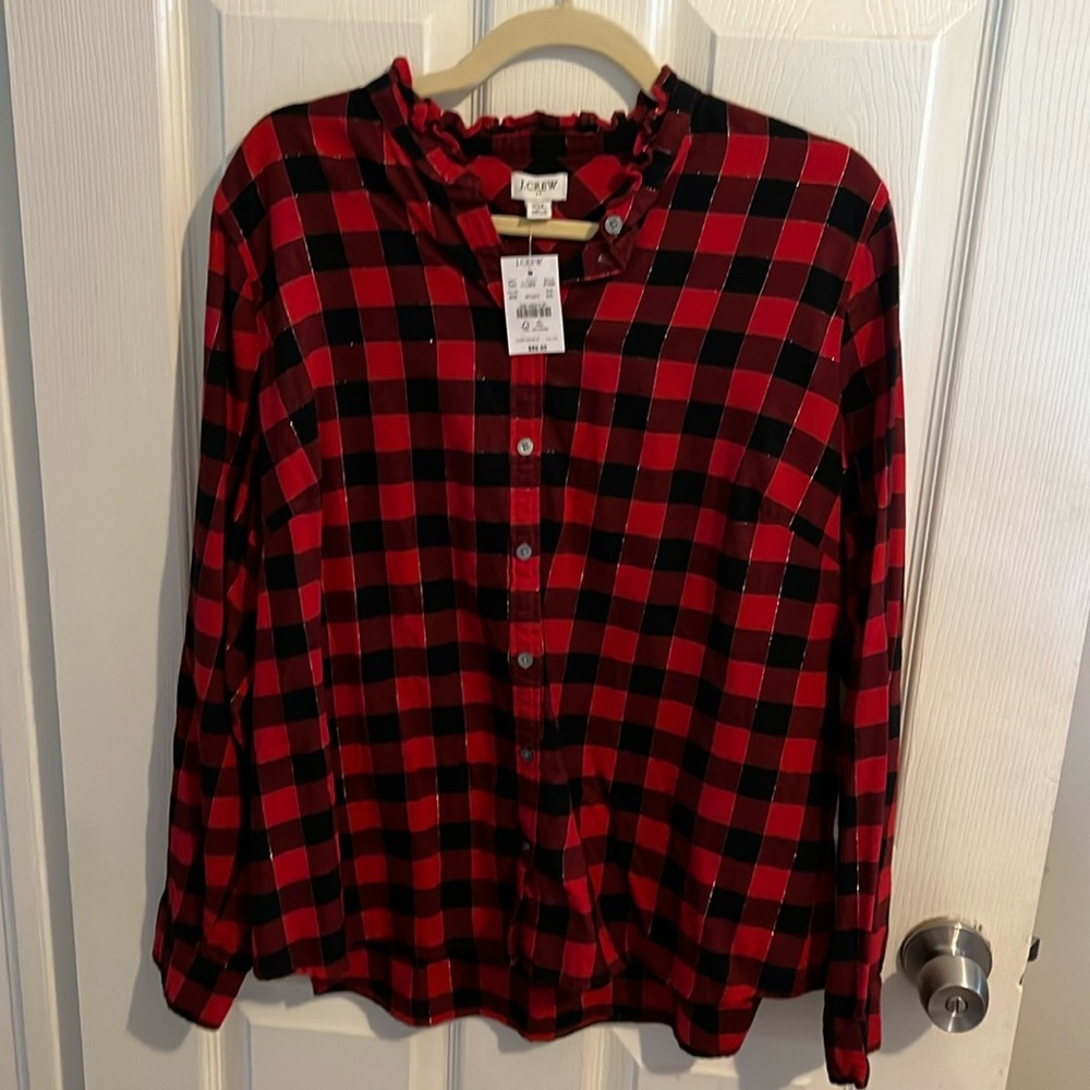 NWT J Crew Factory button down shirt in a size XXL